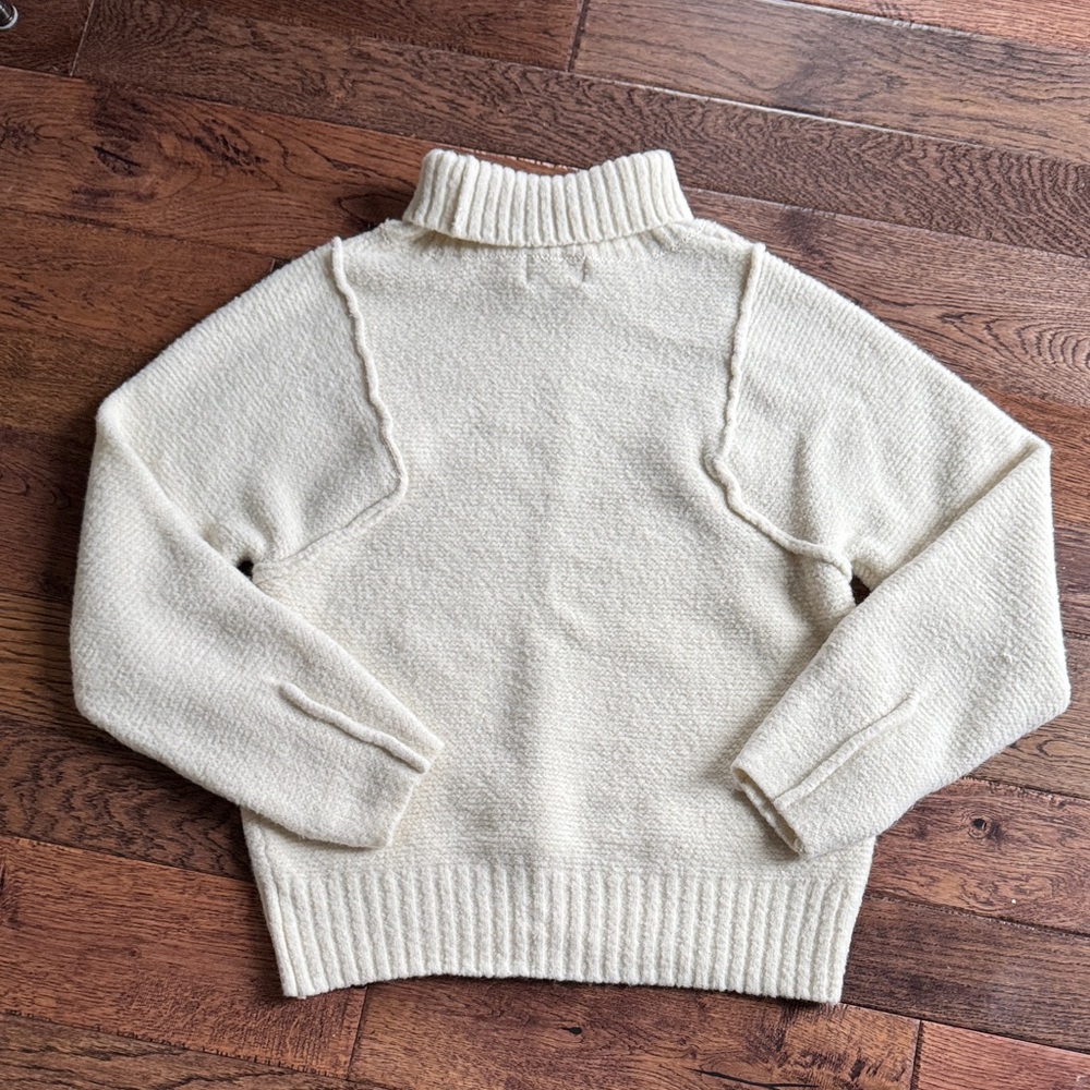 Turtleneck Sweater - Cream - Picture 3 of 5